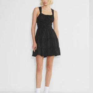 Sunday Best - tiered cotton poplin mini dress